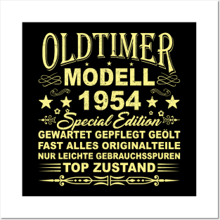 OLDTIMER MODELL BAUJAHR 1954 Posters and Art